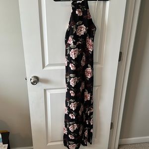 Strappy back maxi dress size medium